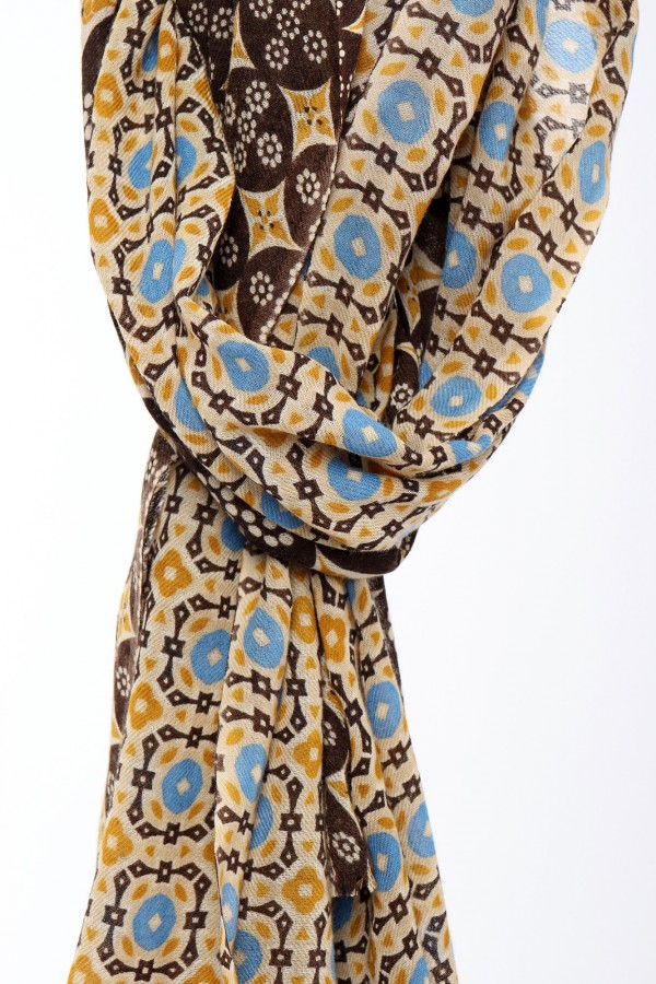 Fular Lana Estampado...