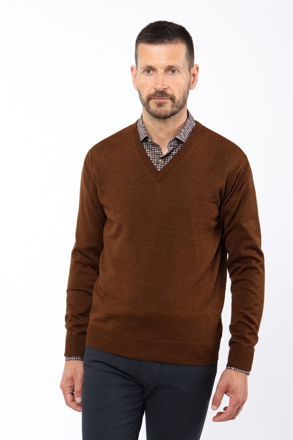 Jumper with Textured Design
