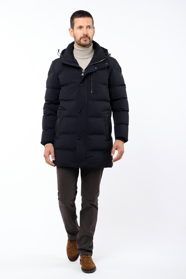 Quilted Parka with Hood
