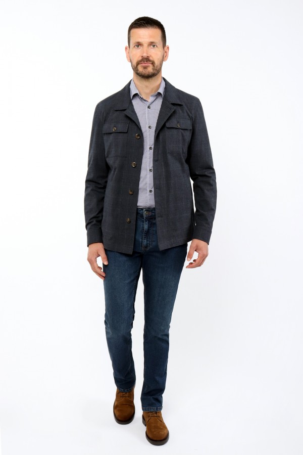 Check Utility Overshirt