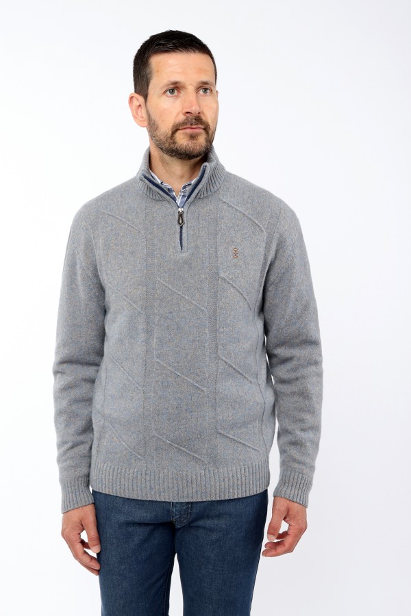 Wool Jumper with Front Design