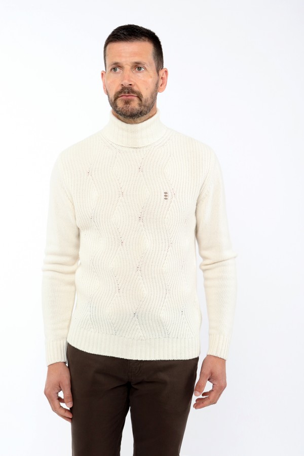 Roll Neck Jumper with Front...