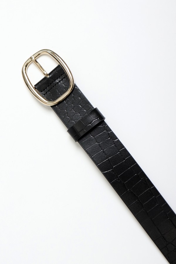 Cinturón Piel Grabada